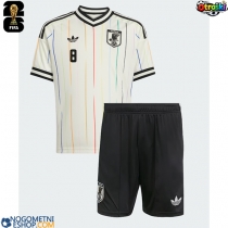 Otroški Nogometni dresi Japonska Takumi Minamino #8 Gostujoči SP 2026 Kratek Rokav (+ Kratke hlače)